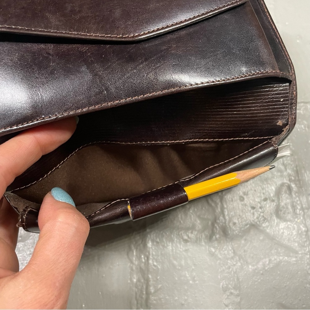 Velez dark brown leather wallet - Picture 9 of 15